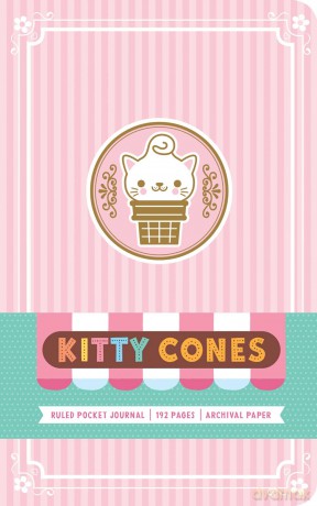 Kitty Cones Ruled Pocket Journal - Ralph Cosentino [KSIĄŻKA]