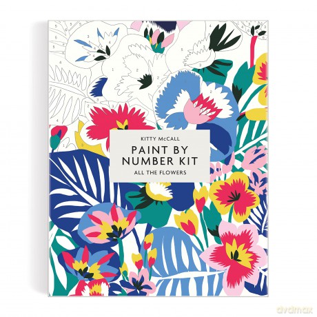Kitty McCall All the Flowers Paint By Number Kit: 2 - Galison [KSIĄŻKA]