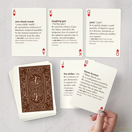 Knock Knock 52 Farts Playing Cards Deck, Adult-Humor Playing Cards (AKA Not Kiddo Friendly!): Playing Card Set - Knock Knock [KSIĄŻKA]