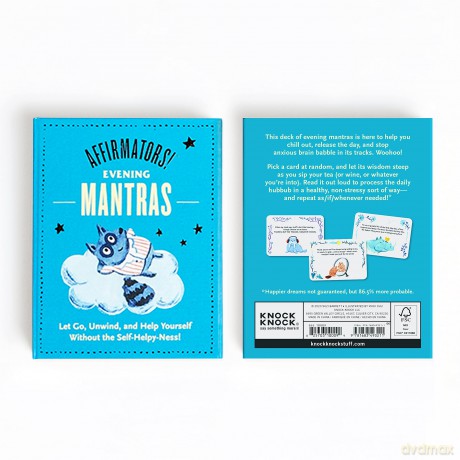Knock Knock Affirmators! Mantras (Evening) Card Deck, 40 Cards - Suzi Barrett [KSIĄŻKA]