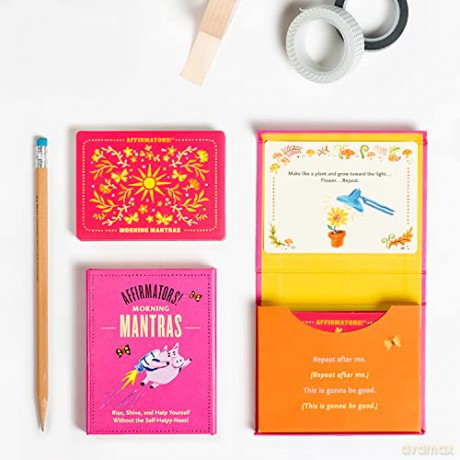 Knock Knock Affirmators! Mantras (Morning) Card Deck, 40 Cards - Suzi Barrett [KSIĄŻKA]