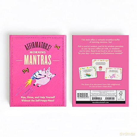 Knock Knock Affirmators! Mantras (Morning) Card Deck, 40 Cards - Suzi Barrett [KSIĄŻKA]