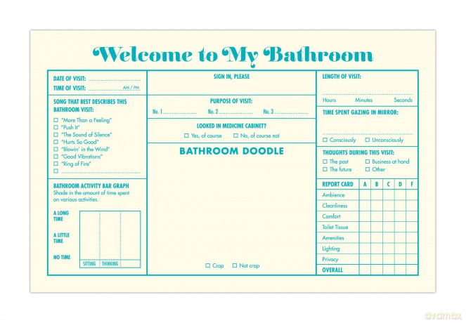 Knock Knock Bathroom Guest Book - Knock Knock [KSIĄŻKA]