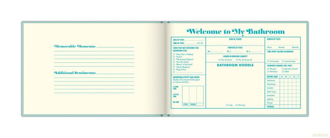 Knock Knock Bathroom Guest Book - Knock Knock [KSIĄŻKA]