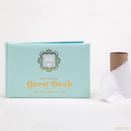 Knock Knock Bathroom Guest Book - Knock Knock [KSIĄŻKA]