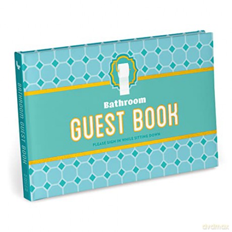 Knock Knock Bathroom Guestbook (2022 Edition): (2nd edition) - Knock Knock [KSIĄŻKA]
