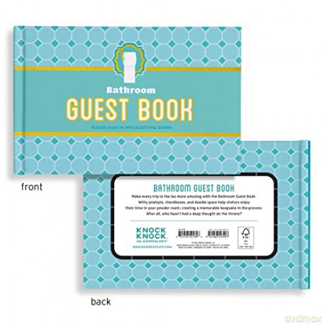 Knock Knock Bathroom Guestbook (2022 Edition): (2nd edition) - Knock Knock [KSIĄŻKA]