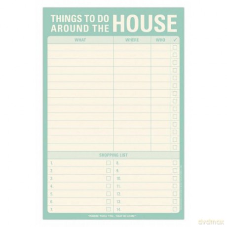 Knock Knock Do Around The House Magnetic Pad [KSIĄŻKA]