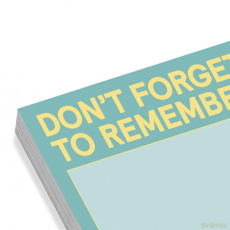 Knock Knock Don't Forget to Remember Sticky Note (Pastel) - Knock Knock [KSIĄŻKA]