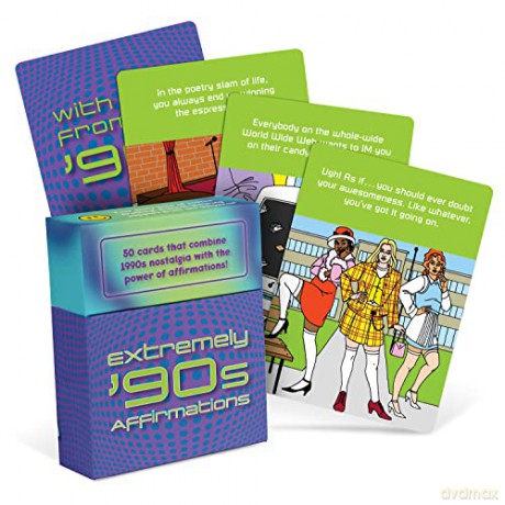 Knock Knock Extremely 90s Affirmations Card Deck - Knock Knock [KSIĄŻKA]