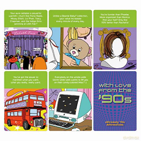 Knock Knock Extremely 90s Affirmations Card Deck - Knock Knock [KSIĄŻKA]