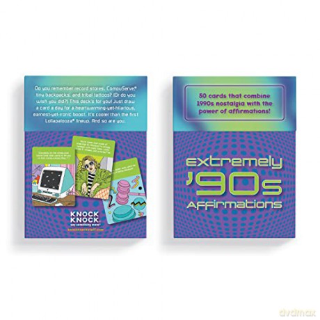 Knock Knock Extremely 90s Affirmations Card Deck - Knock Knock [KSIĄŻKA]
