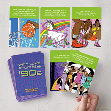 Knock Knock Extremely 90s Affirmations Card Deck - Knock Knock [KSIĄŻKA]