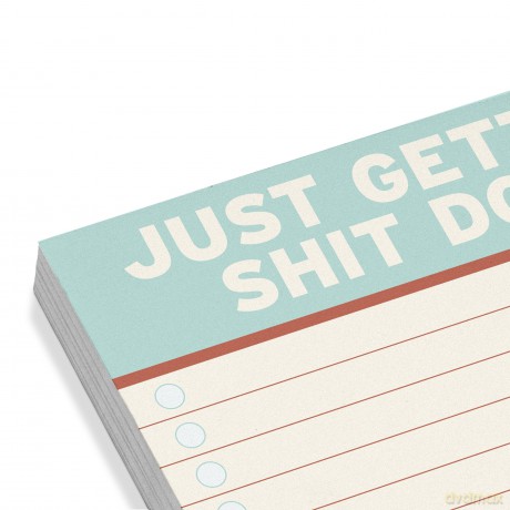 Knock Knock Getting Shit Done Sticky Notes (4 x 4-inches) - Knock Knock [KSIĄŻKA]
