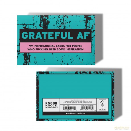 Knock Knock Grateful AF Deck by Roxan McDonald - Roxan McDonald [KSIĄŻKA]