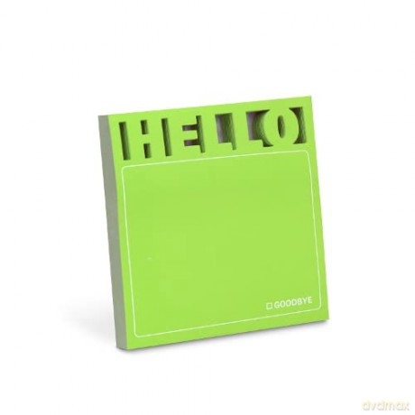 Knock Knock Hello Diecut Sticky Note - Knock Knock [KSIĄŻKA]