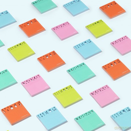 Knock Knock Hello Diecut Sticky Note - Knock Knock [KSIĄŻKA]