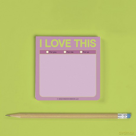 Knock Knock I Love This Sticky Note (Pastel) - Knock Knock [KSIĄŻKA]