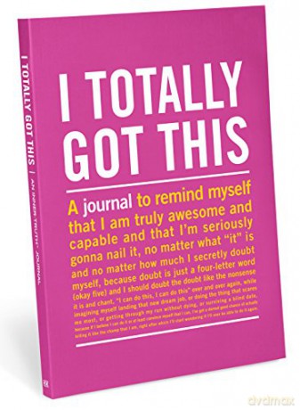 Knock Knock I Totally Got This Inner-Truth Journal (Large, 7 x 9.5-inches) - Knock Knock [KSIĄŻKA]