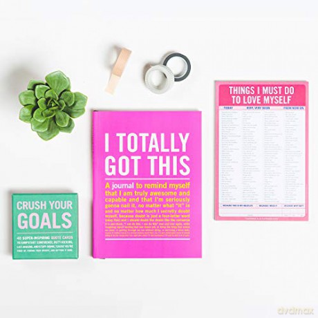 Knock Knock I Totally Got This Inner-Truth Journal (Large, 7 x 9.5-inches) - Knock Knock [KSIĄŻKA]