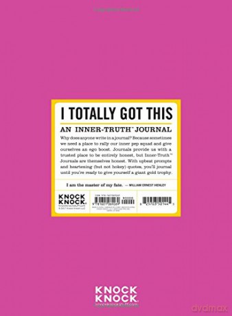 Knock Knock I Totally Got This Inner-Truth Journal (Large, 7 x 9.5-inches) - Knock Knock [KSIĄŻKA]