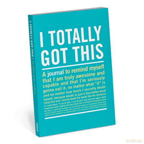 Knock Knock I Totally Got This Mini Inner-Truth Journal (Small, 4 x 5.75-inches) - Knock Knock [KSIĄŻKA]