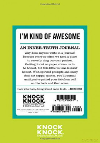 Knock Knock I'm Kind Of Awesome Inner-Truth Journal (Small, 4 x 5.75-inches): Inner-Truth Journal Mini (Mini Inner-Truth Journal) - Knock Knock [KSIĄŻKA]
