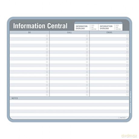 Knock Knock Information Central Paper Mousepad (Blue/Gray) - Knock Knock [KSIĄŻKA]