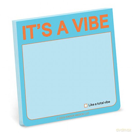 Knock Knock It's a Vibe Sticky Note - Knock Knock [KSIĄŻKA]