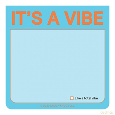 Knock Knock It's a Vibe Sticky Note - Knock Knock [KSIĄŻKA]