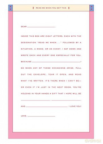 Knock Knock Letters to the Love of My Life Read Me When Box - Knock Knock [KSIĄŻKA]