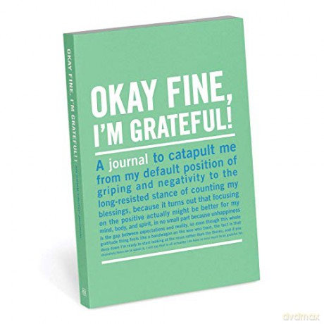 Knock Knock Okay Fine, I'm Grateful Inner-Truth Journal (Small, 4 x 5.75-inches): Mini Inner-Truth Journal - Knock Knock [KSIĄŻKA]