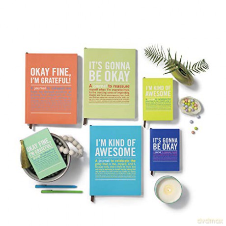 Knock Knock Okay Fine, I'm Grateful Inner-Truth Journal (Small, 4 x 5.75-inches): Mini Inner-Truth Journal - Knock Knock [KSIĄŻKA]