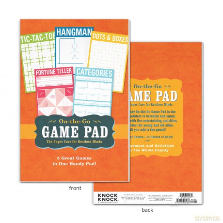 Knock Knock On-The-Go Game Pad 1, Travel Activity Pad for Kids, 6 x 9-inches - Knock Knock [KSIĄŻKA]