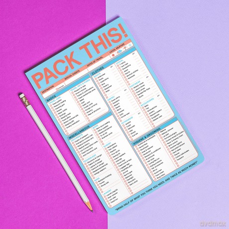 Knock Knock Pack This (Refresh) Classic Pad (Pastel Edition) - Knock Knock [KSIĄŻKA]