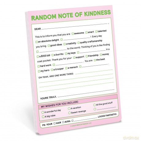 Knock Knock Random Note of Kindness Nifty Note - Knock Knock [KSIĄŻKA]