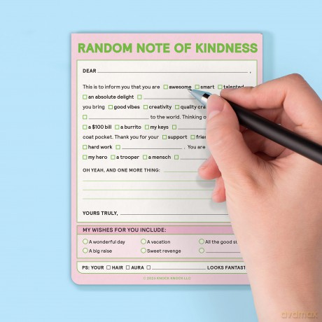 Knock Knock Random Note of Kindness Nifty Note - Knock Knock [KSIĄŻKA]