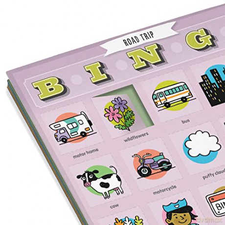 Knock Knock Roadtrip Bingo, 12 Reusable Cards for Road Trips - Knock Knock [KSIĄŻKA]