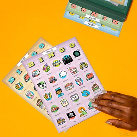 Knock Knock Roadtrip Bingo, 12 Reusable Cards for Road Trips - Knock Knock [KSIĄŻKA]