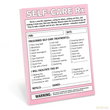 Knock Knock Self-Care Rx Nifty Note - Knock Knock [KSIĄŻKA]