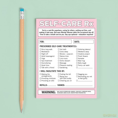 Knock Knock Self-Care Rx Nifty Note - Knock Knock [KSIĄŻKA]