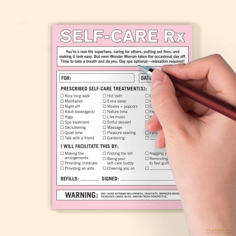 Knock Knock Self-Care Rx Nifty Note - Knock Knock [KSIĄŻKA]
