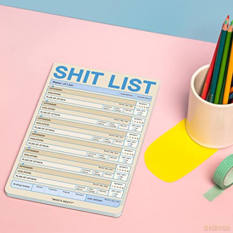Knock Knock Shit List Pad (Pastel Version) - Knock Knock [KSIĄŻKA]