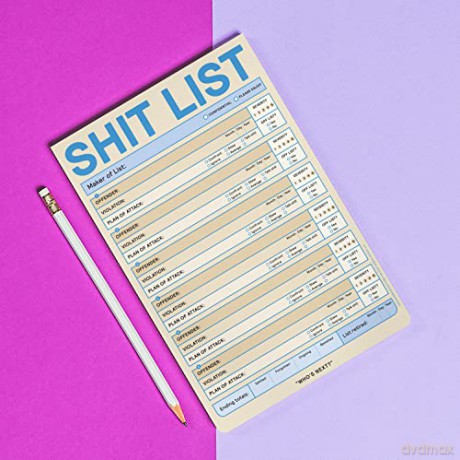 Knock Knock Shit List Pad (Pastel Version) - Knock Knock [KSIĄŻKA]