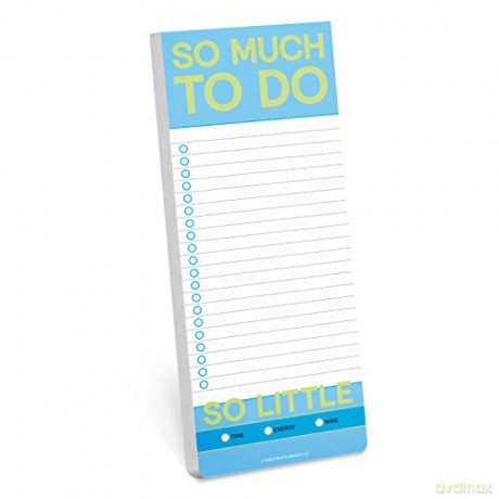 Knock Knock So Much to Do Make-a-List Pad - Knock Knock [KSIĄŻKA]