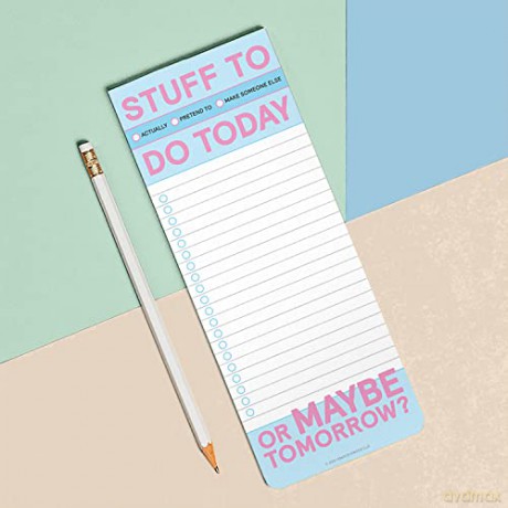 Knock Knock Stuff To Do Today Make-a-List Pads - Knock Knock [KSIĄŻKA]