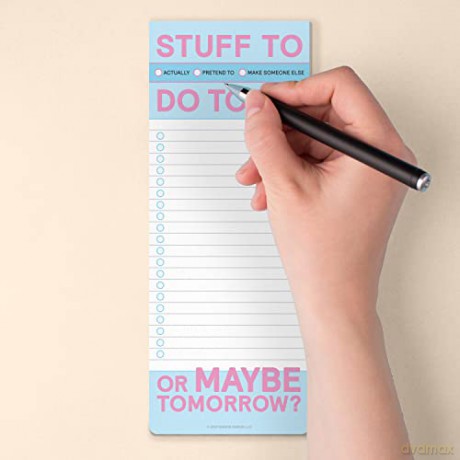 Knock Knock Stuff To Do Today Make-a-List Pads - Knock Knock [KSIĄŻKA]