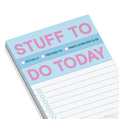 Knock Knock Stuff To Do Today Make-a-List Pads - Knock Knock [KSIĄŻKA]