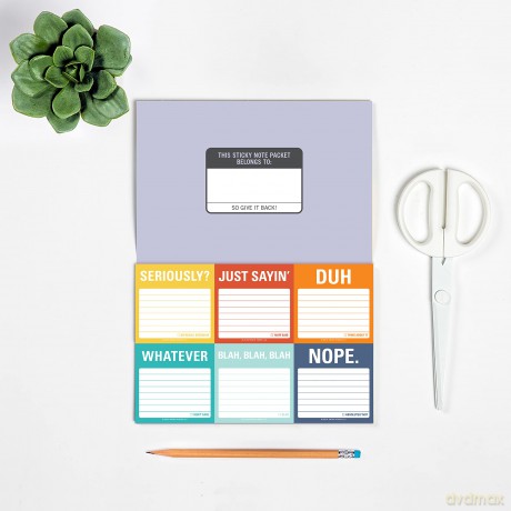 Knock Knock Tell It Like It Is Sticky Note Packet - Knock Knock [KSIĄŻKA]