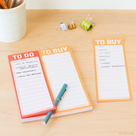 Knock Knock To Do/ To Buy Perforated Note Pad - Knock Knock [KSIĄŻKA]